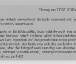Gästebucheintrag vom SAX Eisleben