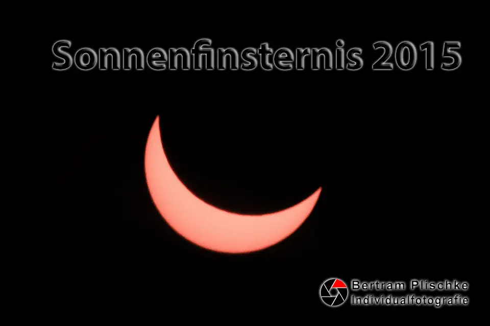 Die Sonnenfinsternis 2015 aus der Sicht vonDessau