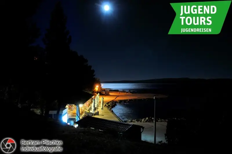 Jugendtours – Karlobag – Vollmond über der Adria