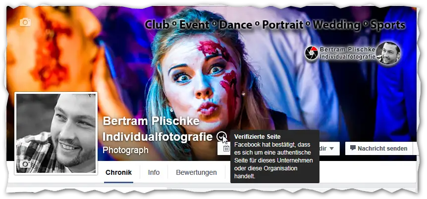 Facebook Page Verification Request erfolgreich