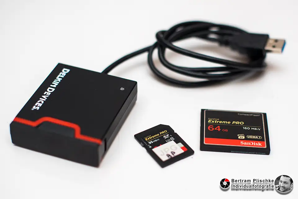 Produkttest : Delkin USB 3.0 Dual Slot SD und CF Memory Card Reader
