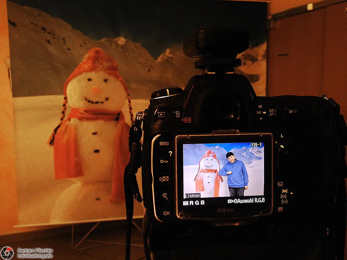 Weihnachtsfeier Fotoecke